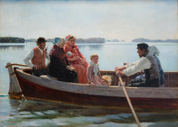 Albert Edelfelt Ristiäissaatto